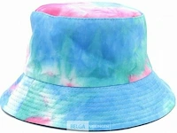 Zomers/festival hoedje- unisex- blue bucket hat blue