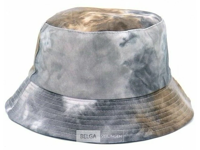 Zomers/festival hoedje- unisex- grey bucket hat grey - afbeelding 1 van  1