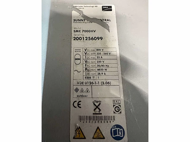 Zonnepaneel set 50 stuks x 75 watt inclusief omvormer sma - afbeelding 9 van  9