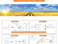 Zonnepaneel voor blink-camera voor outdoor - afbeelding 3 van  4