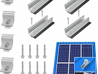 Zonnepaneelhouder set voor trapeziumplaten - afbeelding 1 van  6