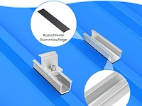 Zonnepaneelhouder set voor trapeziumplaten - afbeelding 2 van  6