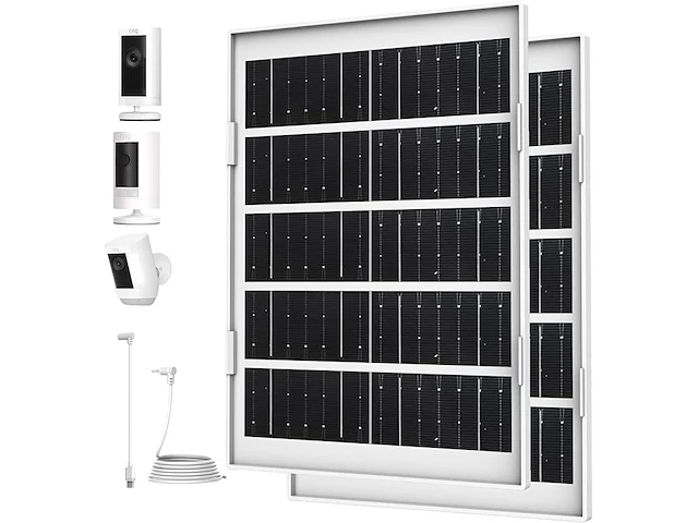 Zonnepaneelkit voor ringcamera's - afbeelding 1 van  6