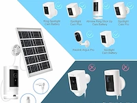 Zonnepaneelkit voor ringcamera's - afbeelding 2 van  6