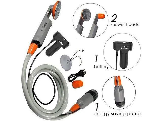 Zooma outdoor douche, camping douche - afbeelding 5 van  6