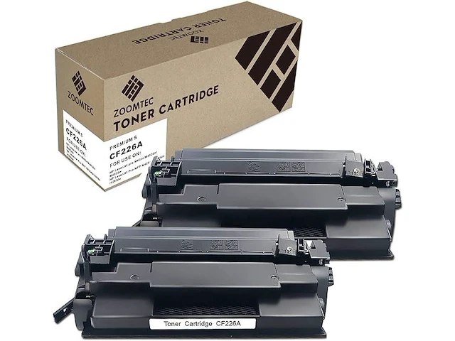 Zoomtec compatibele cf226a 26a tonercartridge zwart - afbeelding 1 van  3