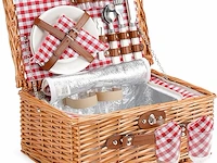 Zormy rieten picknickmand - afbeelding 1 van  4