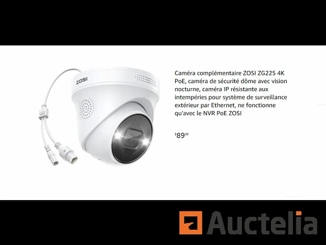 Zosi zg225d 4k poe outdoor beveiligingscamera - afbeelding 1 van  1