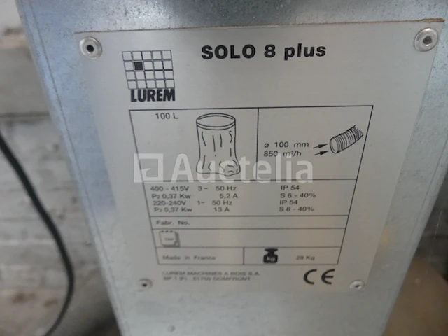 Zuigkracht 1 zak urem solo 8 plus - afbeelding 2 van  6