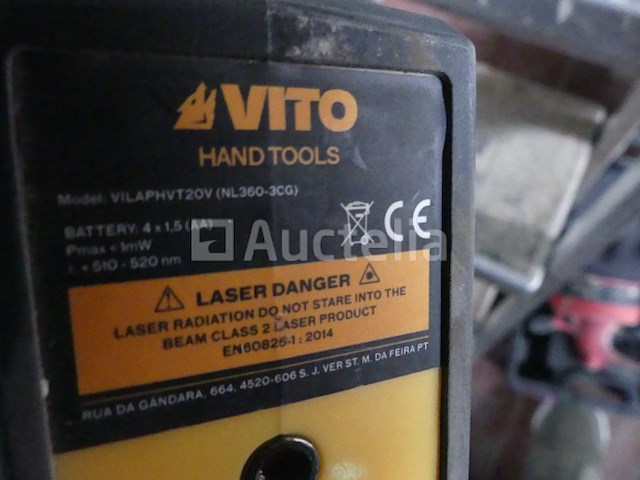 Zuignap op batterij + laserniveau - afbeelding 5 van  7