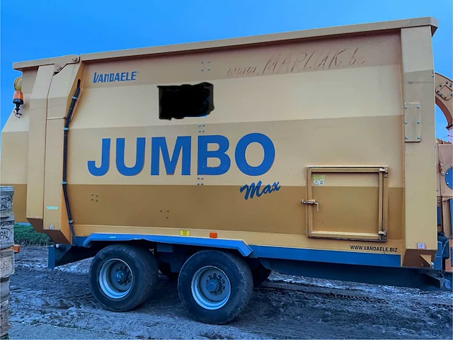 Zuigwagen aanhanger vandaele jumbo max kipper - afbeelding 11 van  17