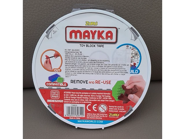 Zuru mayka toy block tape 1 meter - afbeelding 3 van  5