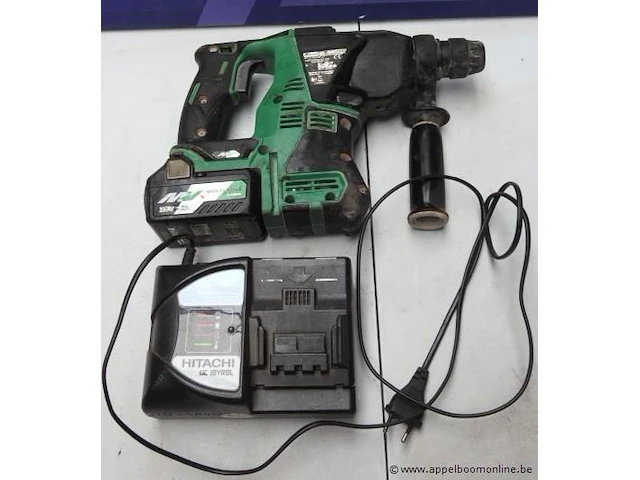Zw accu boorhamer hikoki dh36dp, met lader, werking niet gekend - afbeelding 1 van  3