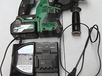 Zw accu boorhamer hikoki dh36dp, met lader, werking niet gekend - afbeelding 1 van  3