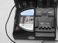 Zw accu boorhamer hikoki dh36dp, met lader, werking niet gekend - afbeelding 3 van  3