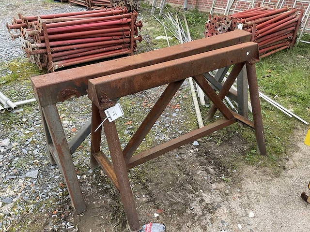 Zwaarlast schraag (2x) - afbeelding 1 van  3