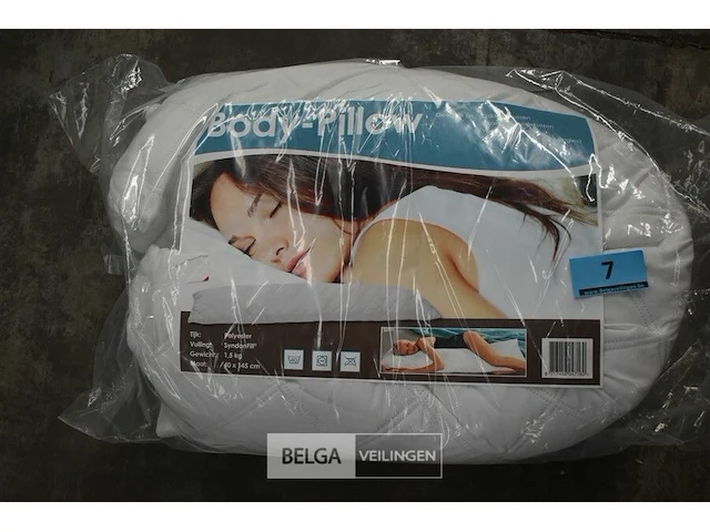 Zwangerschapskussen / zijslaapkussen ø 40 cm x 145 cm - afbeelding 2 van  3