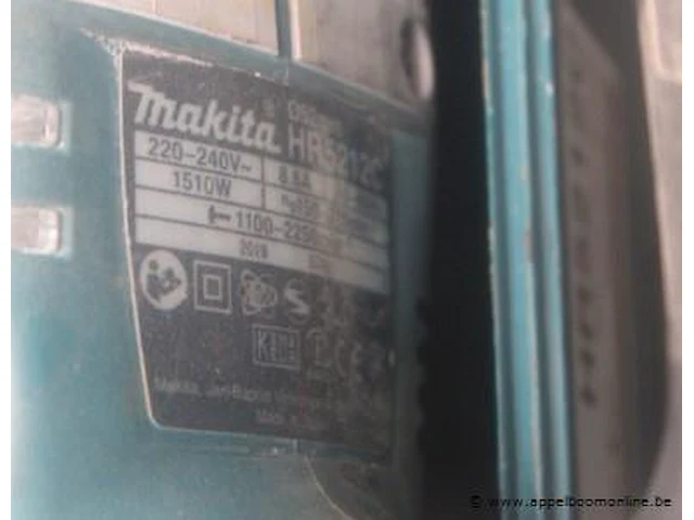 Zware boorhamer makita hr5212c, werking niet gekend - afbeelding 2 van  2