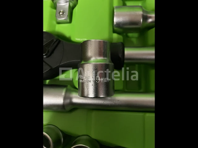 Zware doppenset met ratel 19-50 mm - afbeelding 4 van  6