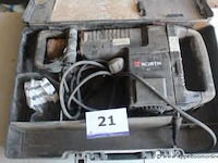 Zware elektrische klopboorhamer wurth, mh 10-se - afbeelding 1 van  2