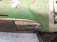 Zware haakse slijptol hitachi g 23sc3, 230mm, 2300w - afbeelding 2 van  3