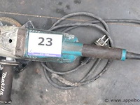 Zware haakse slijptol makita ca 902r, werking niet gekend