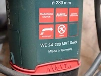 Zware haakse slijptol metabo we 24-230 mvt quick - afbeelding 2 van  2