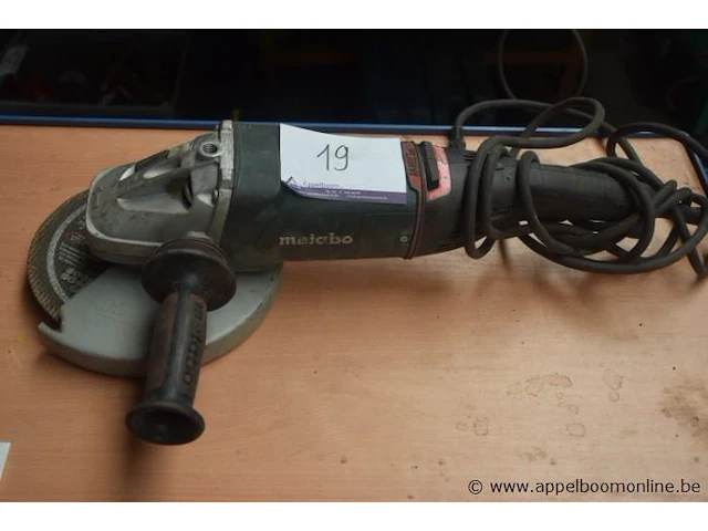 Zware haakse slijptol metabo we24-230mvt quick, 1600w - afbeelding 1 van  3