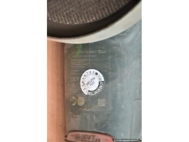 Zware haakse slijptol metabo we24-230mvt quick, 1600w - afbeelding 3 van  3