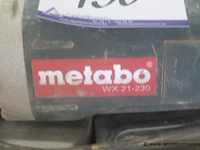 Zware haakse slijptol metabo, wx 21-230 - afbeelding 2 van  2