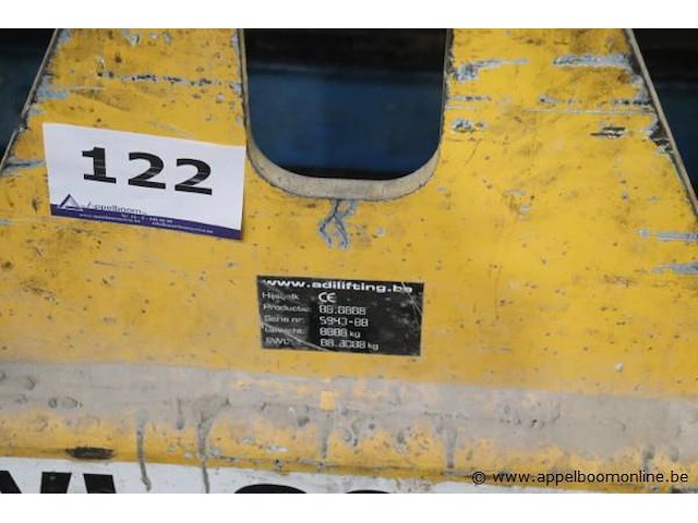 Zware hijsjuk adilift cap 3000kg - afbeelding 2 van  2