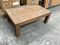 Zware houten salontafel - afbeelding 2 van  5