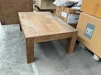 Zware houten salontafel - afbeelding 3 van  5