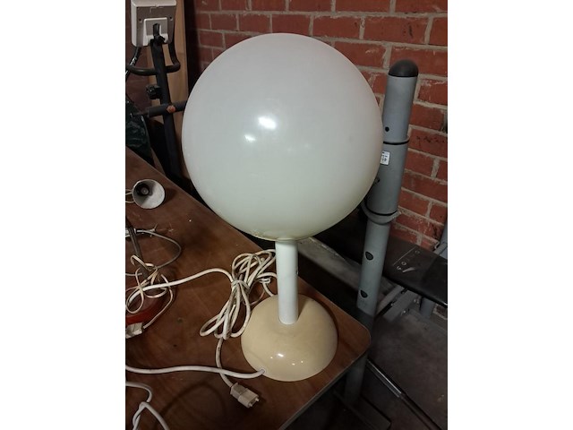 Zware lamp ø bol 260mm h 600mm - afbeelding 1 van  4