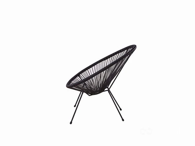 Zwart lounge stoel - afbeelding 5 van  6