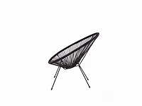 Zwart lounge stoel - afbeelding 5 van  6