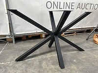 Zwart metalen spinpoot - afbeelding 3 van  3