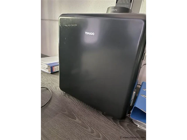 Zwart opzetkoelkast met * vriesvak - 50cm x 50cm - afbeelding 2 van  2