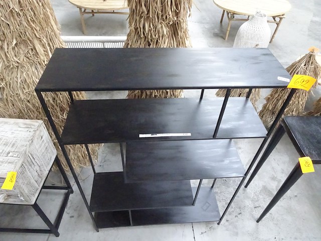 Zwart wandmeubel - afbeelding 2 van  2