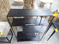 Zwart wandmeubel - afbeelding 2 van  2