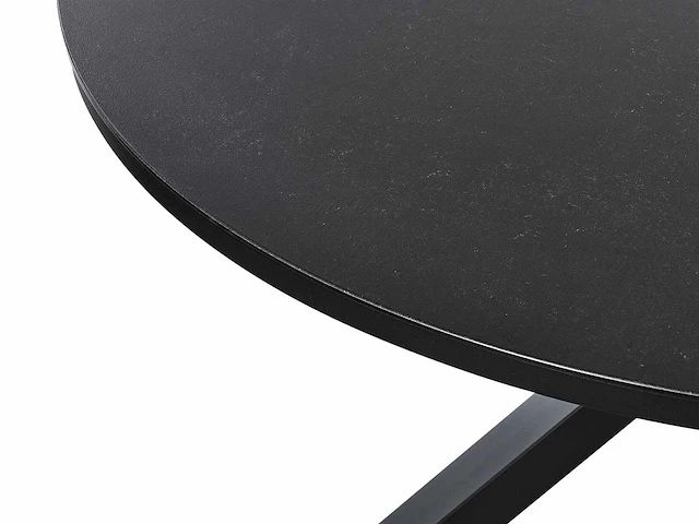 Zwarte aluminium tuintafel? 120 cm - afbeelding 5 van  7
