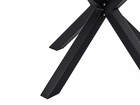 Zwarte aluminium tuintafel? 120 cm - afbeelding 6 van  7