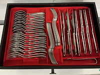 Zwarte bestekkoffer - karra-inox massief - afbeelding 4 van  5