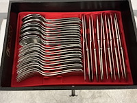 Zwarte bestekkoffer - karra-inox massief - afbeelding 5 van  5