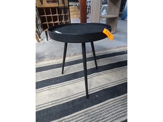Zwarte bijzettafel - afbeelding 1 van  2