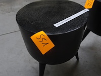 Zwarte bijzettafel - afbeelding 1 van  2
