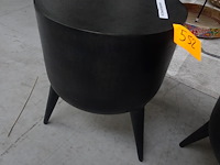 Zwarte bijzettafel - afbeelding 1 van  2