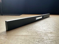 Zwarte massieve alu deurgreep - afbeelding 2 van  8