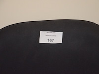 Zwarte rolbureelstoel, droogrekje - afbeelding 3 van  5