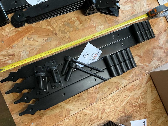 Zwarte scharnieren - afbeelding 2 van  5